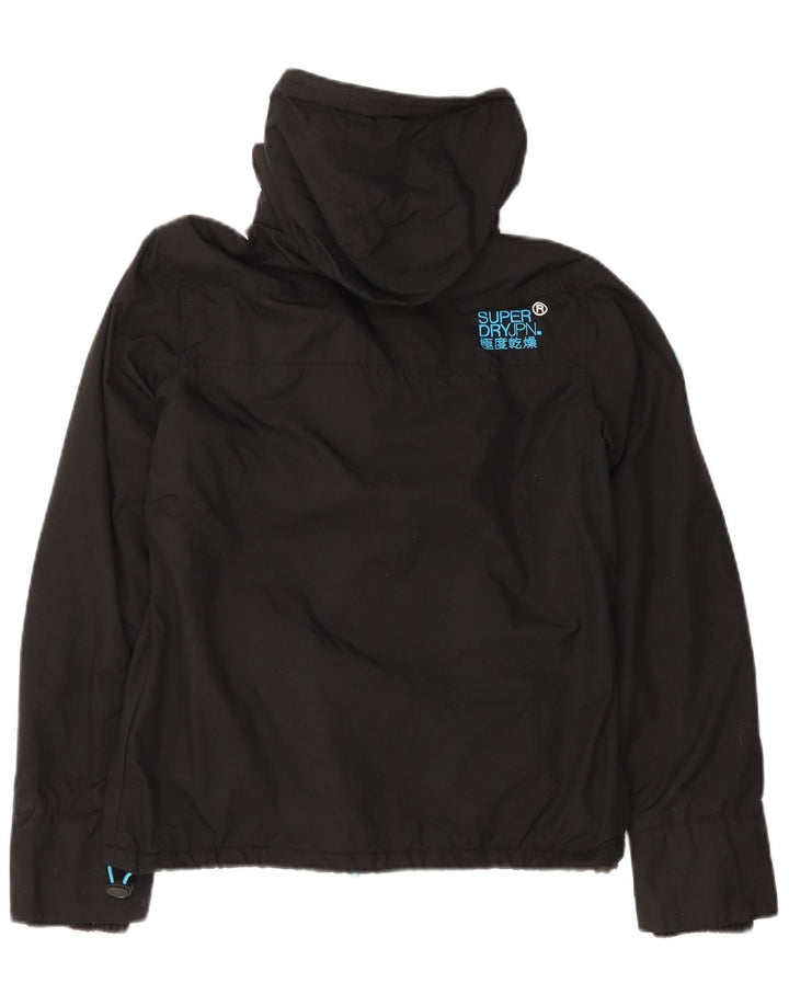 Женская ветровка с капюшоном Superdry UK 14, средний черный