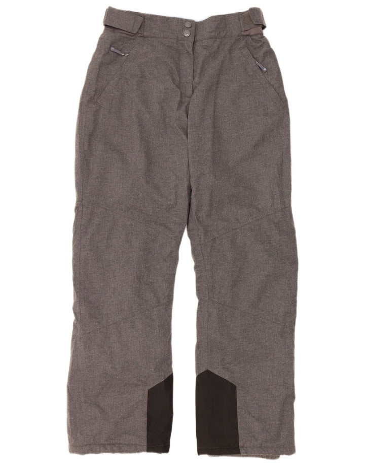 Женские лыжные брюки Mountain Warehouse UK 10, маленькие серые с цветными блоками
