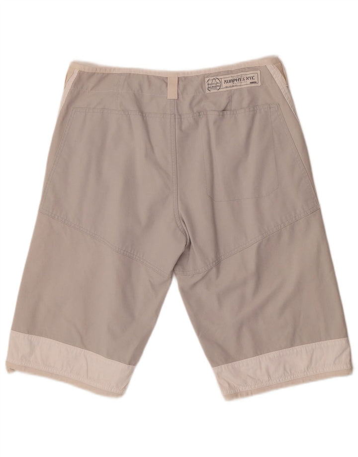 Мужские шорты чинос Murphy & Nye Sailmakers W34, большие белые цветные блоки