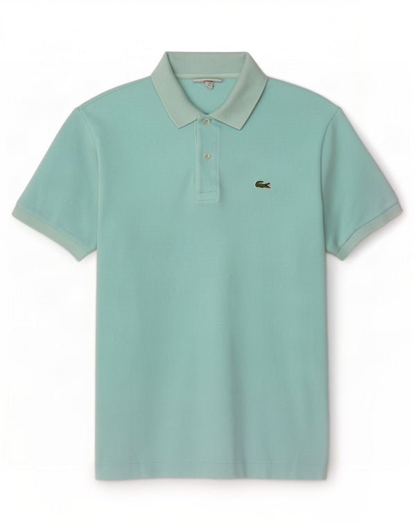 Мужская рубашка-поло классического кроя Lacoste, размер 5, большая синяя