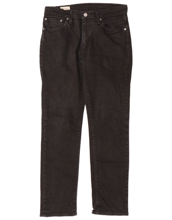 Мужские узкие джинсы LEVI'S W32 L30, черный хлопок