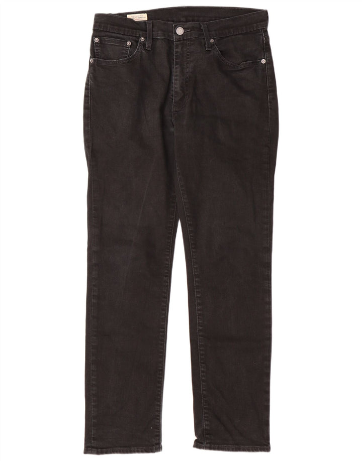 Мужские узкие джинсы LEVI'S W32 L30, черный хлопок