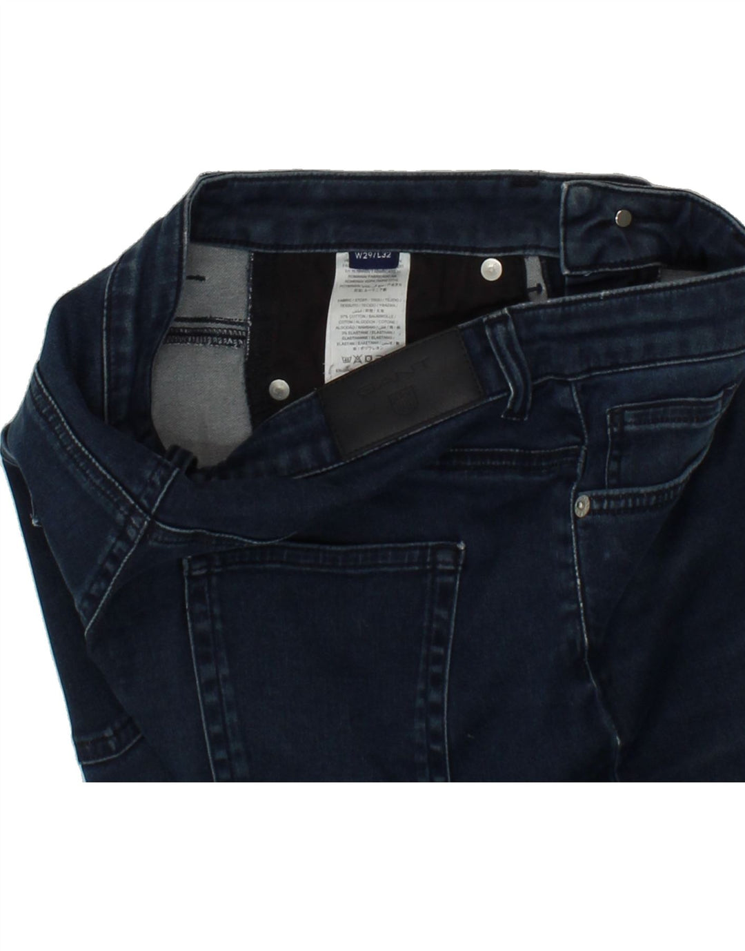GANT Womens Skinny Jeans W29 L28 Navy Blue Vintage Gant and Second-Hand Gant from Messina Hembry 