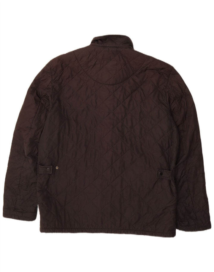 Мужская стеганая куртка Barbour UK 40, большая черная