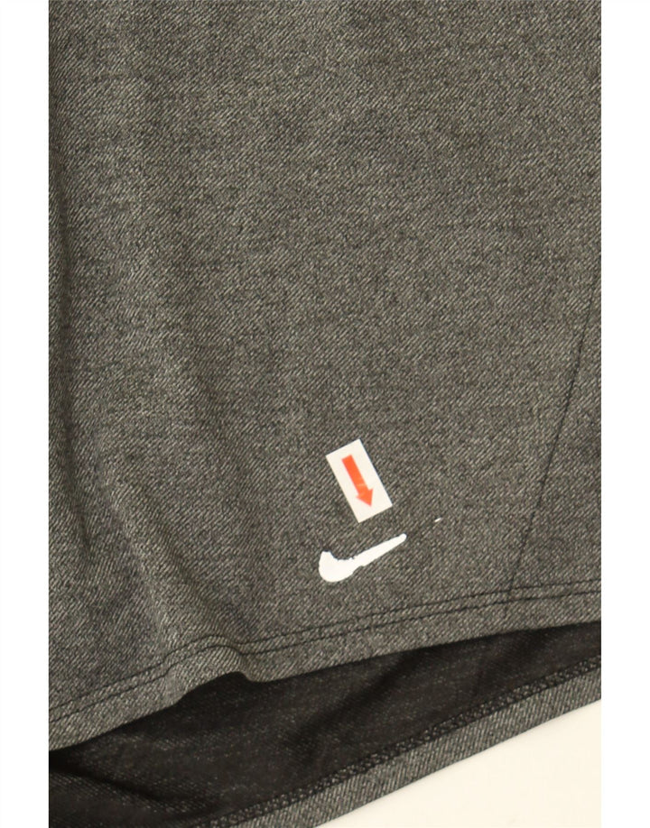 NIKE Womens Dri Fit Sport Shorts UK 10 Small  Grey Polyester Vintage Nike and Second-Hand Nike from Messina Hembry 