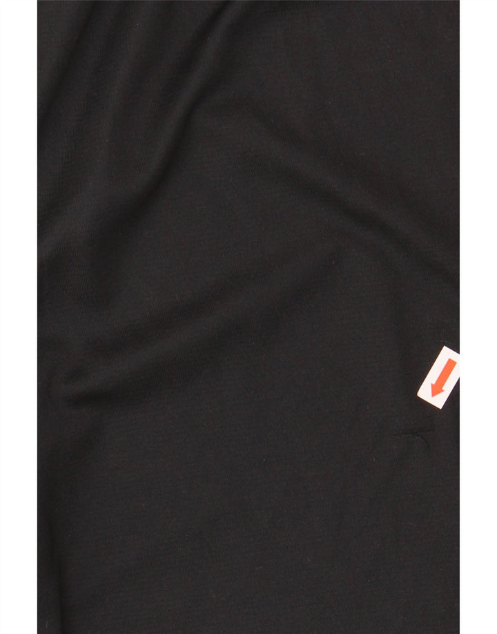 Мужские спортивные шорты Nike, средний черный, полиэстер с цветными блоками