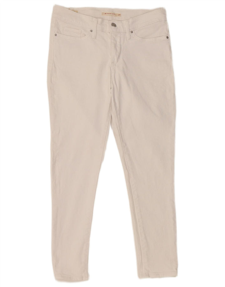 Женские джинсы LEVI'S 311 Shaping Skinny W29 L26, белый хлопок