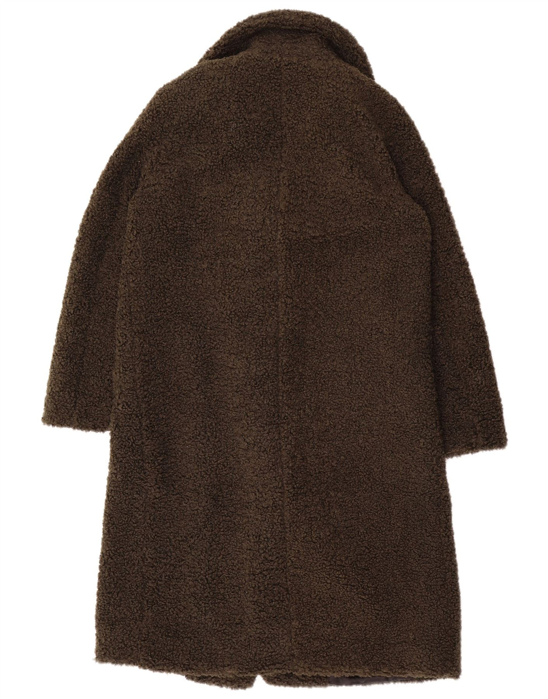 Женское пальто Teddy Bear Zara UK 16, большой цвет хаки