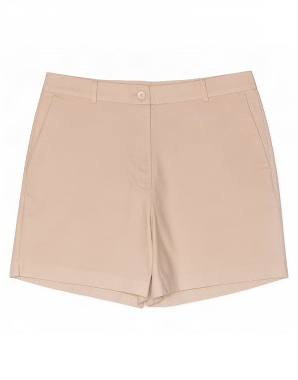 Женские шорты чинос с высокой талией Zara, большие, белые, W30