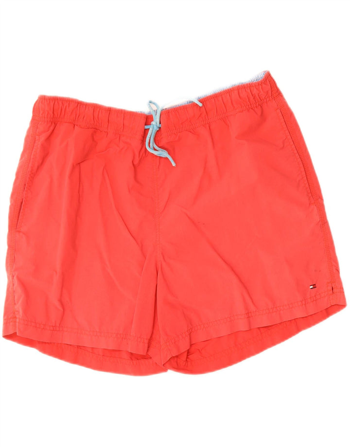 TOMMY HILFIGER Mens Swimming Shorts XL Red Polyester Vintage Tommy Hilfiger and Second-Hand Tommy Hilfiger from Messina Hembry 