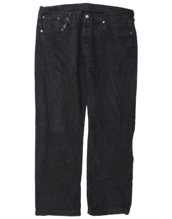Мужские прямые джинсы Levi's 501 W38 L30 темно-синие