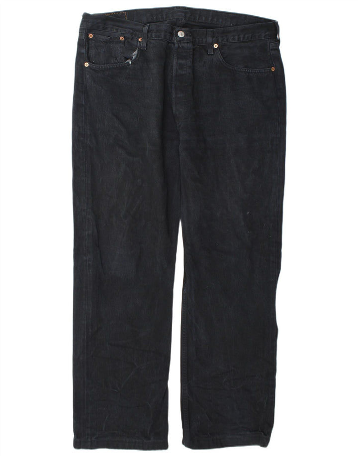 Мужские прямые джинсы Levi's 501 W38 L30 темно-синие