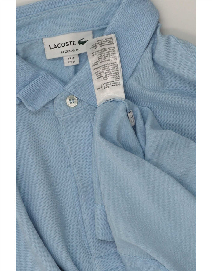 Мужская рубашка-поло стандартного кроя Lacoste, размер 4, средний синий хлопок