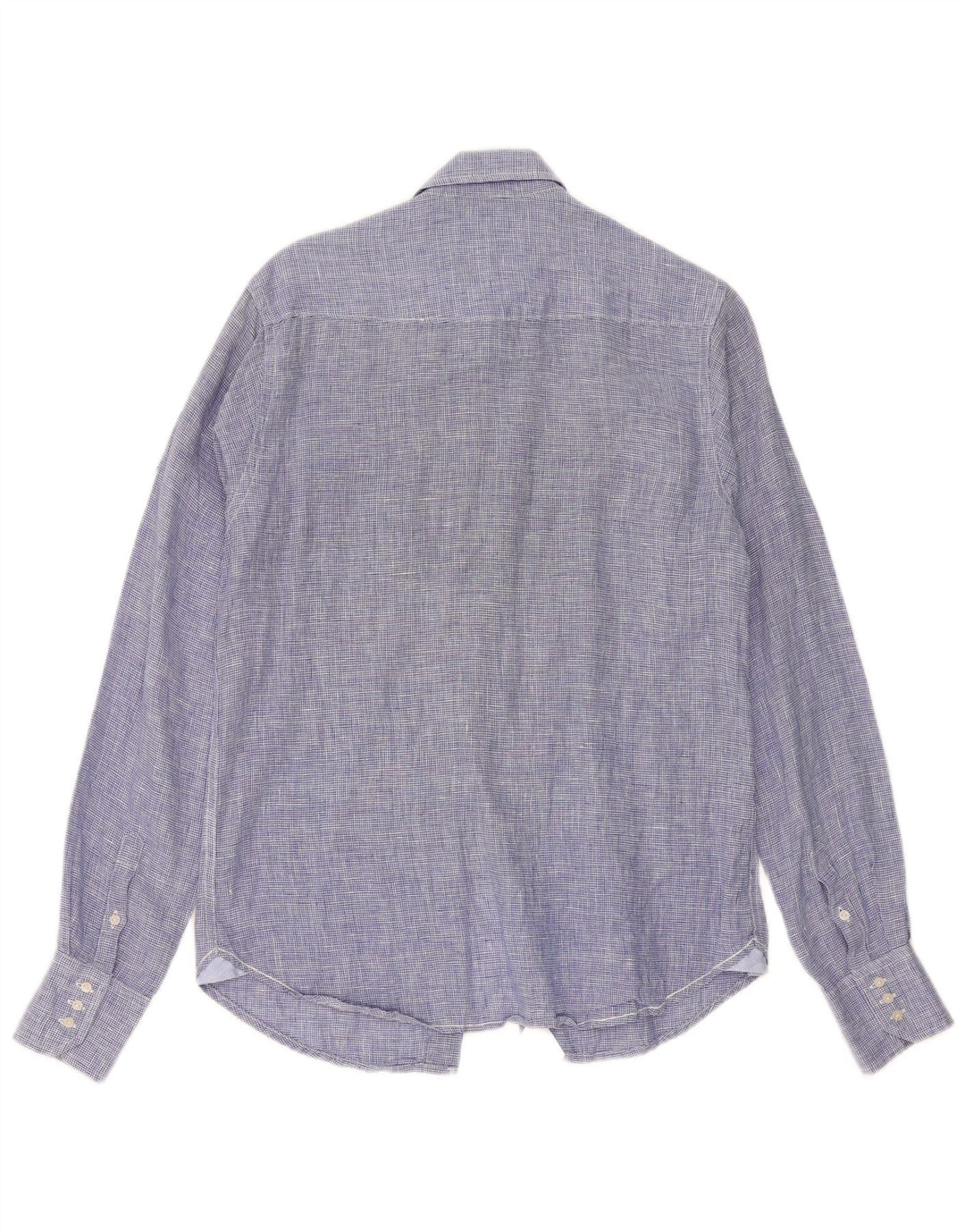 Мужская рубашка Scotch & Soda, маленькая синяя с узором "гусиные лапки"