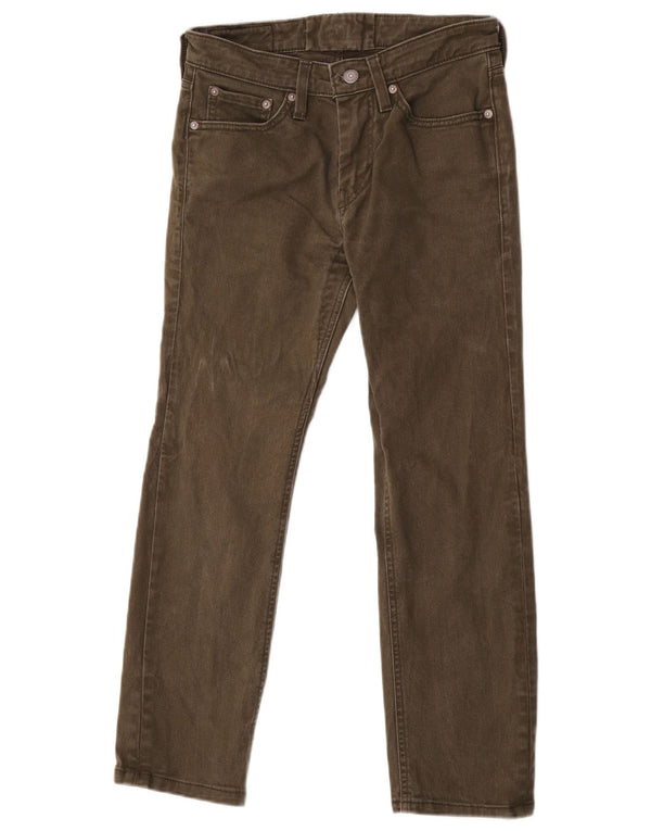Мужские джинсы Levi's Slim 511 W28 L26, зеленый хлопок
