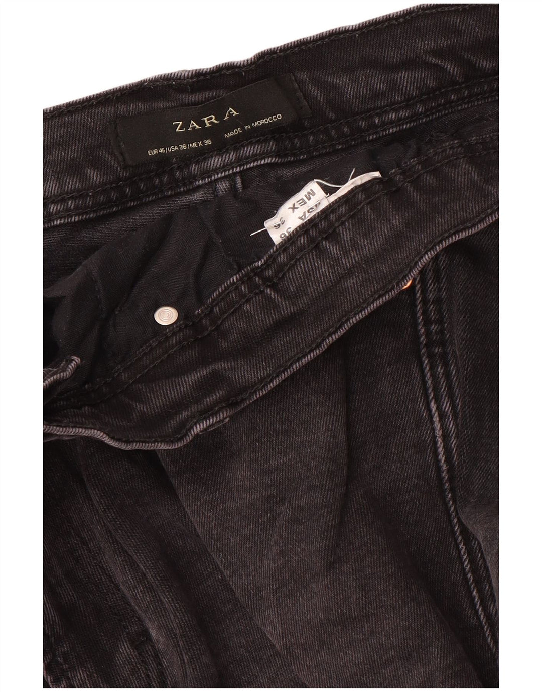 Джинсы мужские узкие Zara EU 46 XL W36 L30 серые