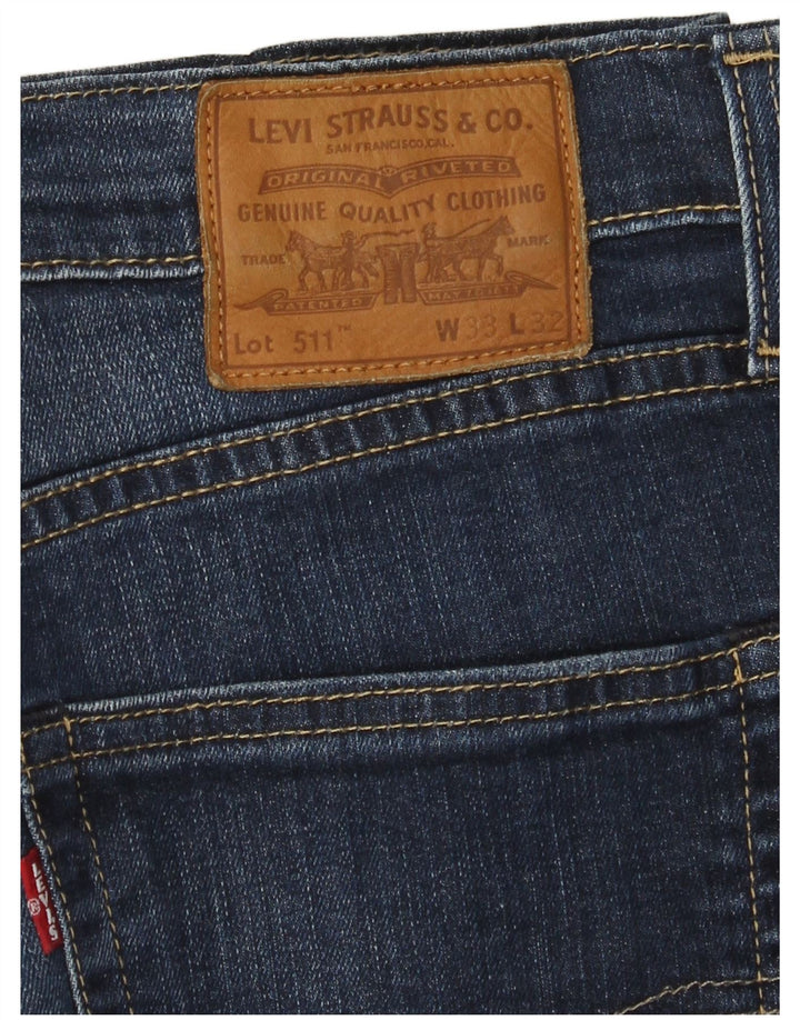 Мужские прямые джинсы Levi's 511 W33 L28 синие