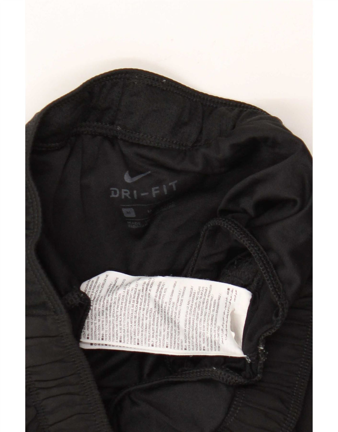 Женские спортивные шорты Nike Dri Fit, средний черный полиэстер