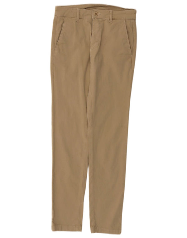 Мужские узкие брюки-чиносы Zara EU 36 XS W29 L30, бежевый хлопок