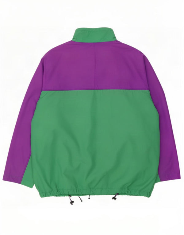 Мужская дождевик Think Pink IT 54 2XL Зеленый полиамид с цветными блоками