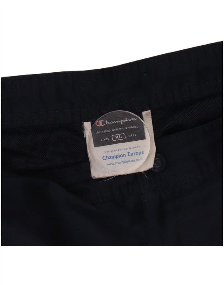 Мужские спортивные шорты Champion с графическим рисунком XL, темно-синие, полиэстер