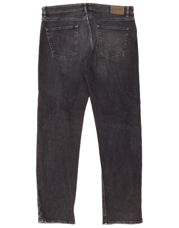 Мужские прямые джинсы Massimo Dutti стандартного кроя EU 46 XL W36 L32, синий хлопок