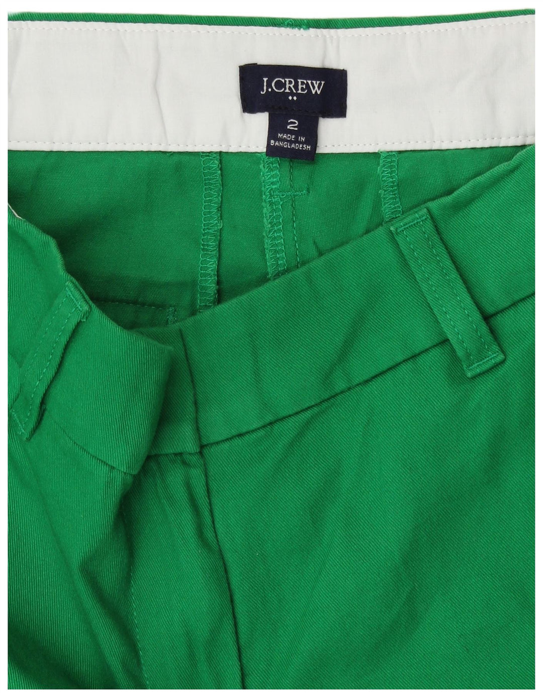 Женские шорты чинос J. CREW US 2 XS W28, зеленый хлопок