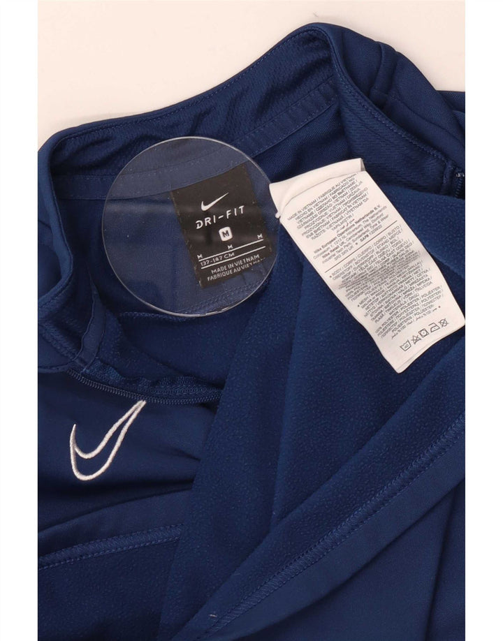 Пуловер спортивный костюм Nike для мальчиков Dri Fit, топ 10–11 лет, средний темно-синий