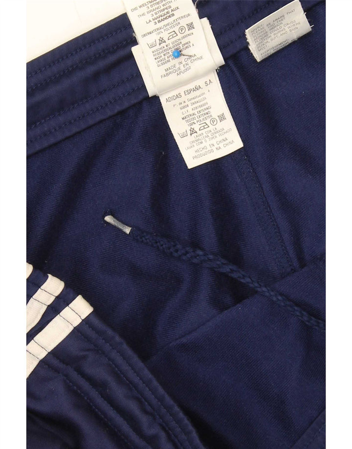 Мужские спортивные брюки Adidas, большие темно-синие, полиэстер