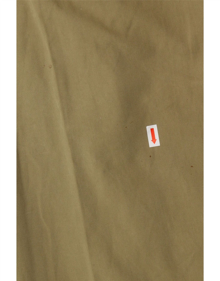 ВИНТАЖНЫЕ женские шорты-бермуды W24 XS цвета хаки, хлопок