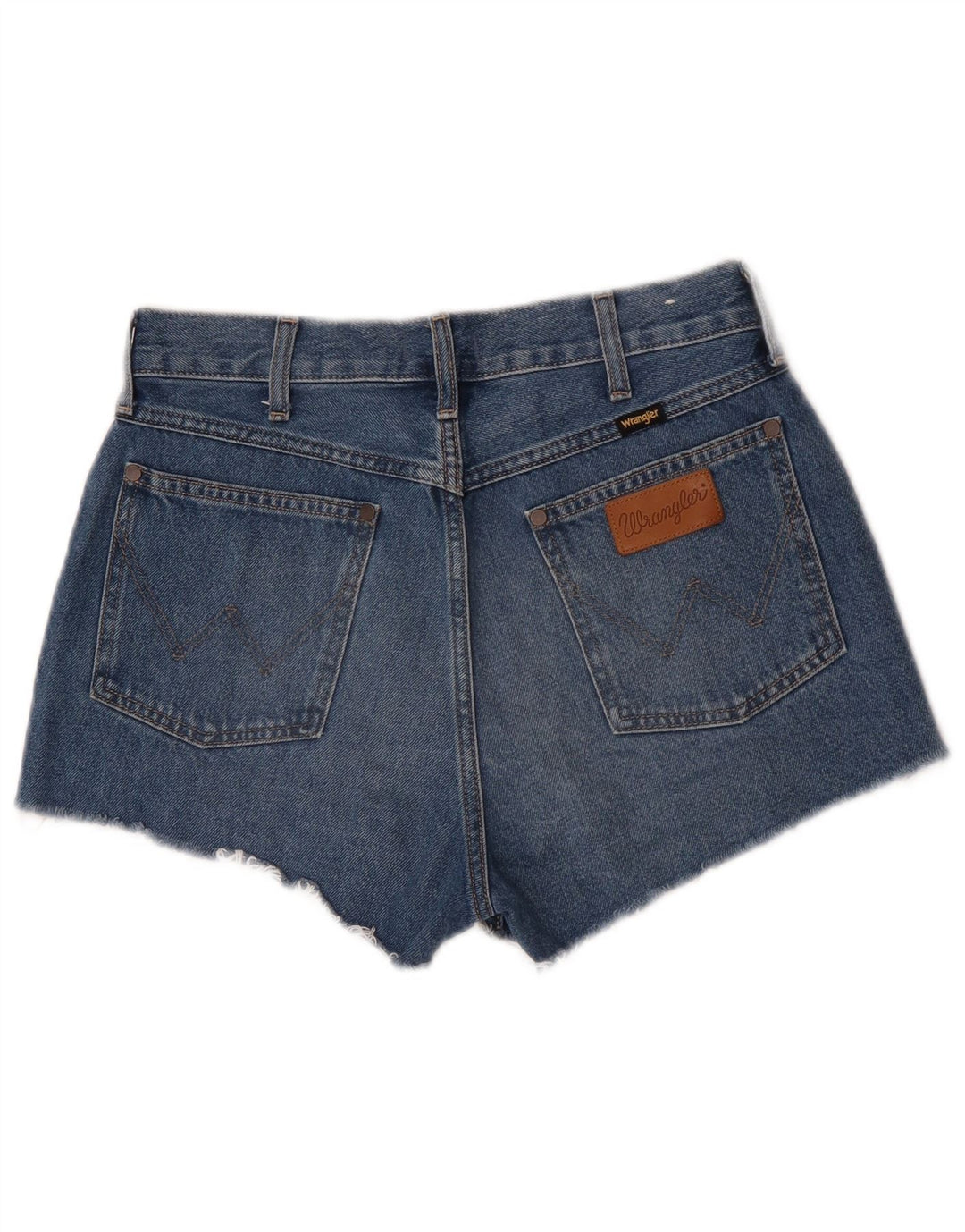 Женские джинсовые шорты Wrangler цвета индиго W27, маленькие синие, хлопок