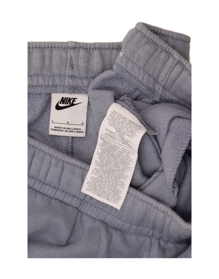 Мужские спортивные брюки Nike, большие синие хлопковые брюки для бега