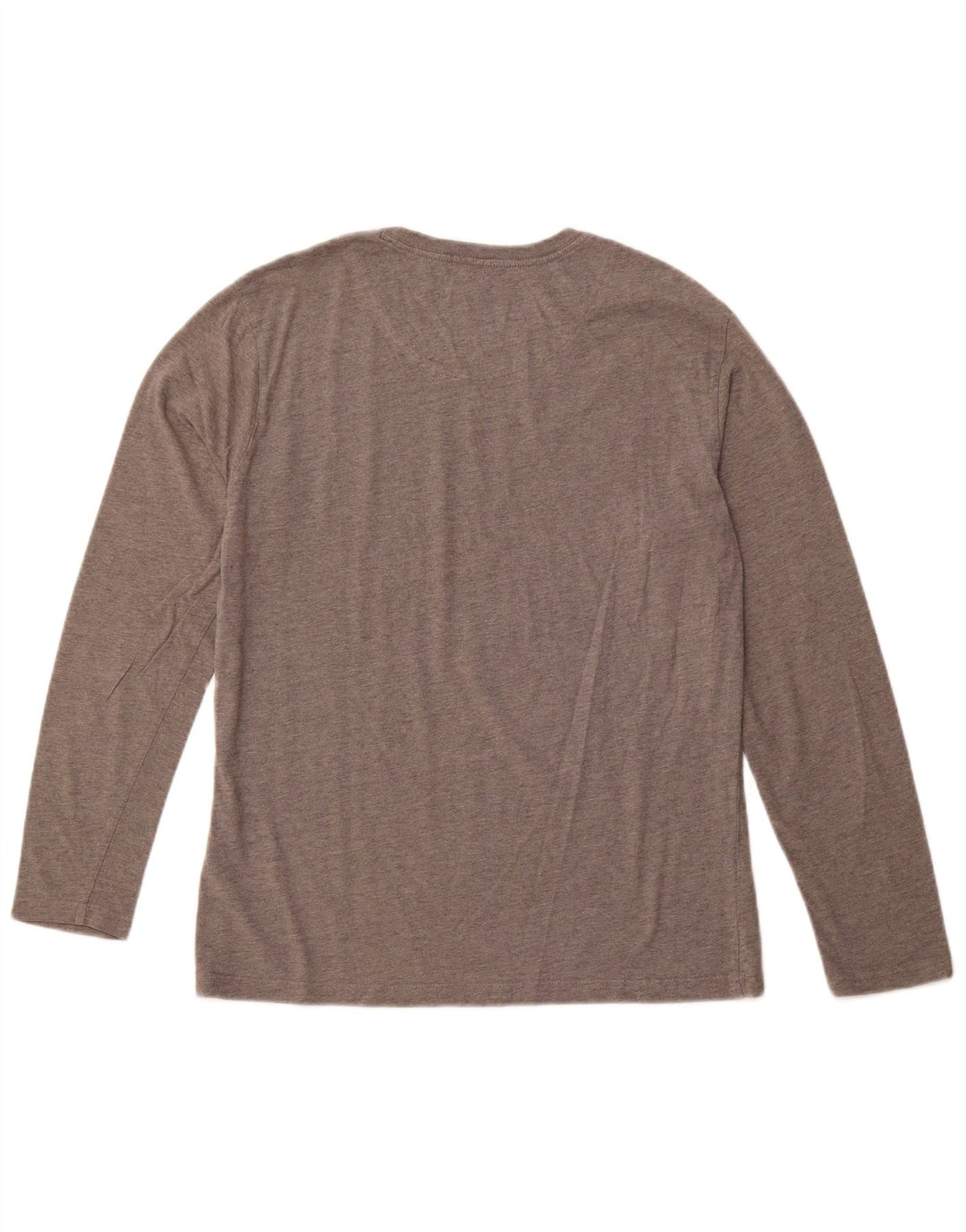 Мужской топ с длинным рукавом GAS, серый хлопок, большой размер