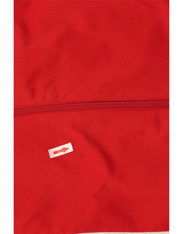 Мужская спортивная куртка Nike UK 38/40, средний красный полиэстер с цветными блоками