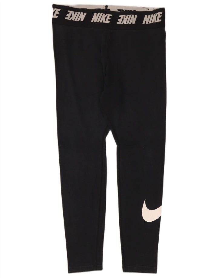 Мужские леггинсы с рисунком Nike, большие черные