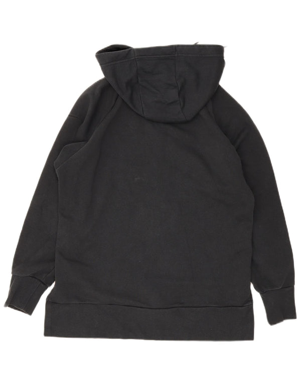 Мужской свитер с капюшоном на молнии Nike Dri Fit, маленький черный, полиэстер