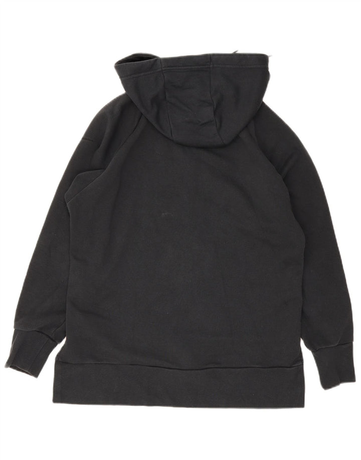 Мужской свитер с капюшоном на молнии Nike Dri Fit, маленький черный, полиэстер