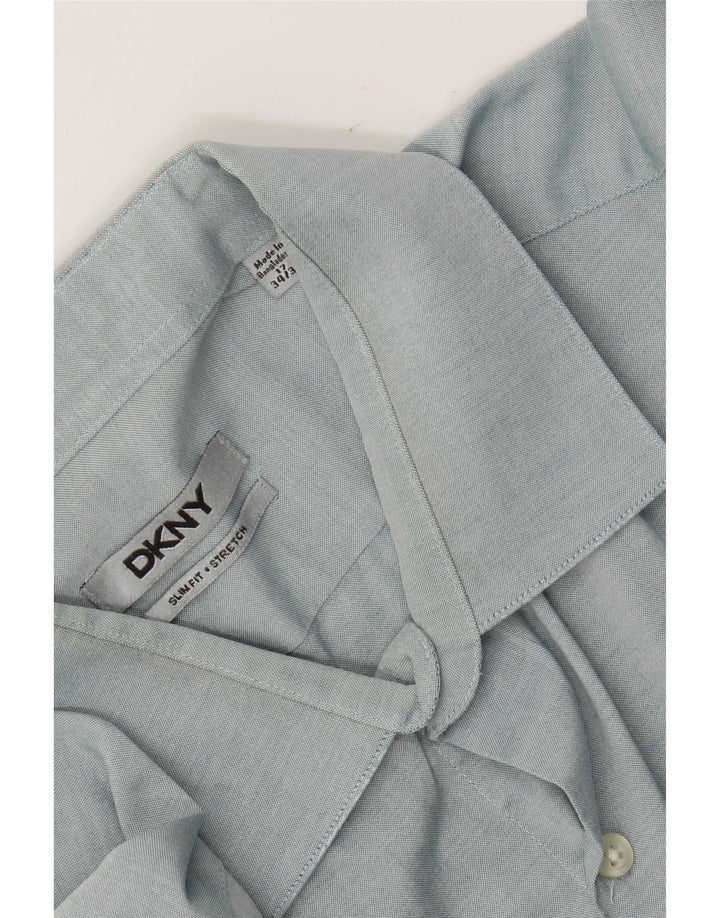 Мужская рубашка приталенного кроя Dkny, размер 17 XL, синяя