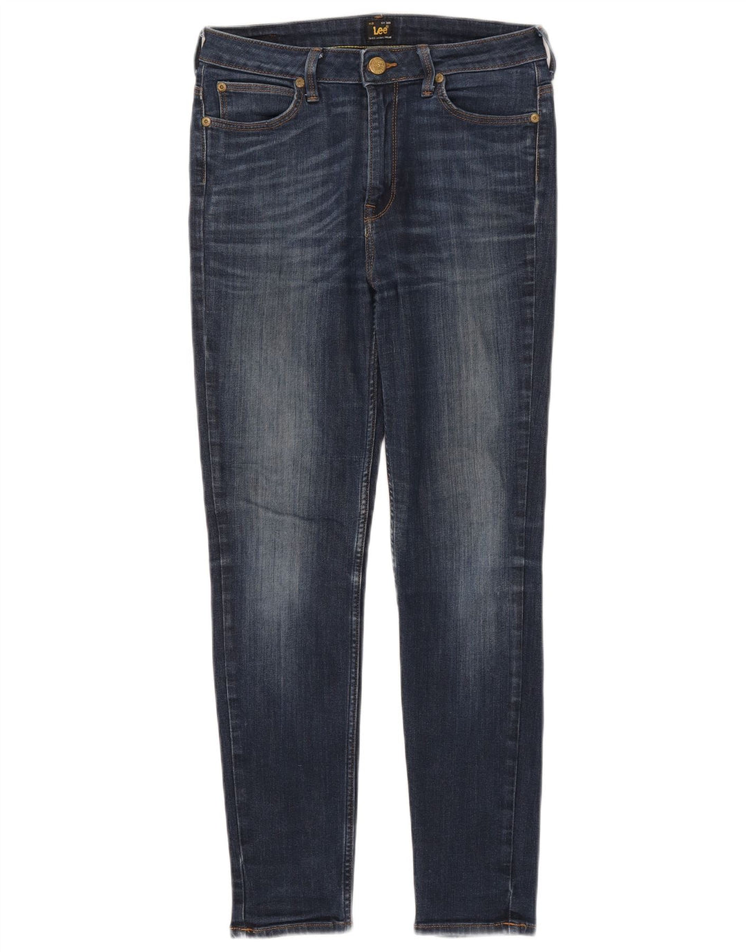 Женские джинсы скинни Lee W30 L27, синий хлопок