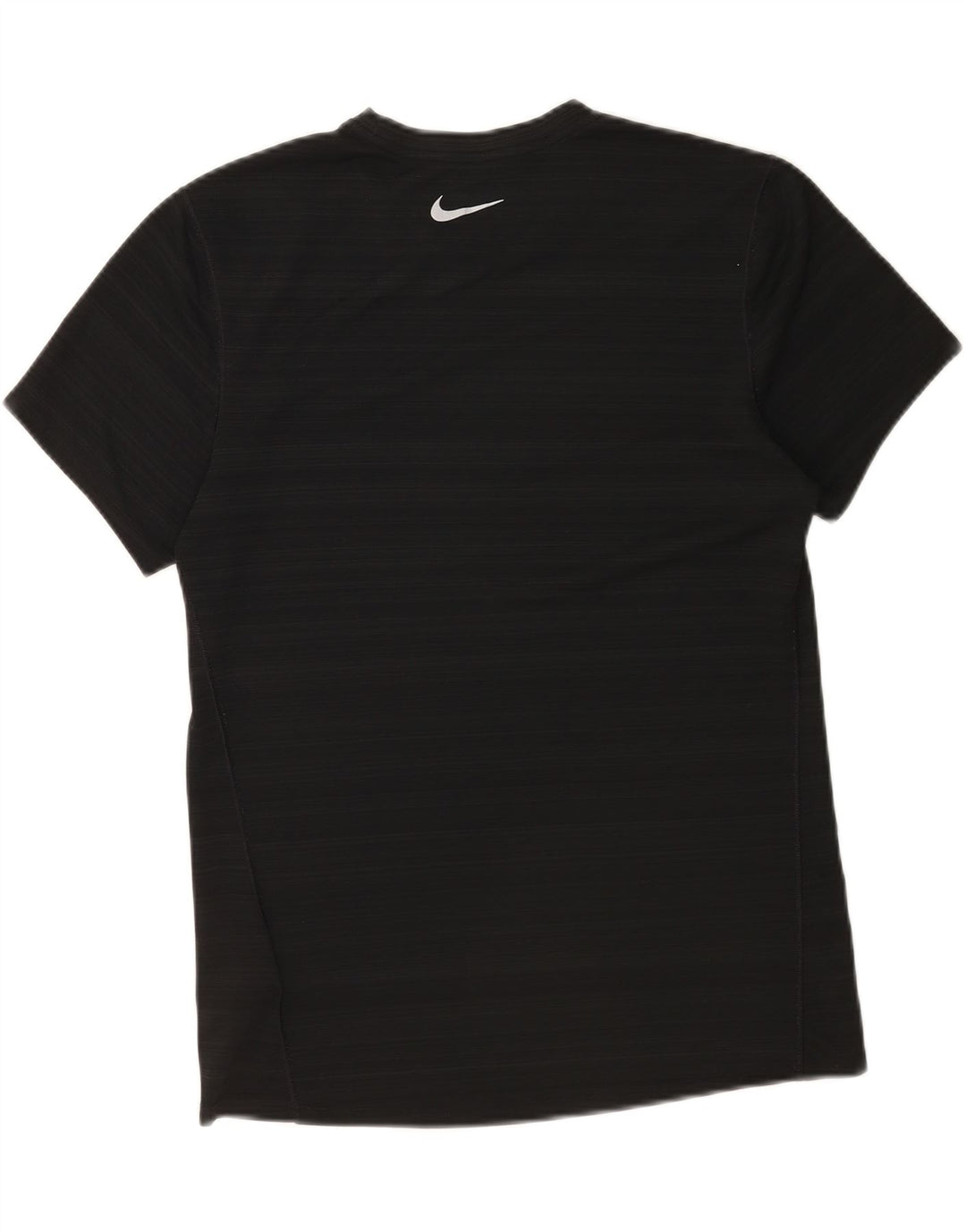 Мужская футболка Nike Dri Fit из полиэстера среднего размера, черная полоска