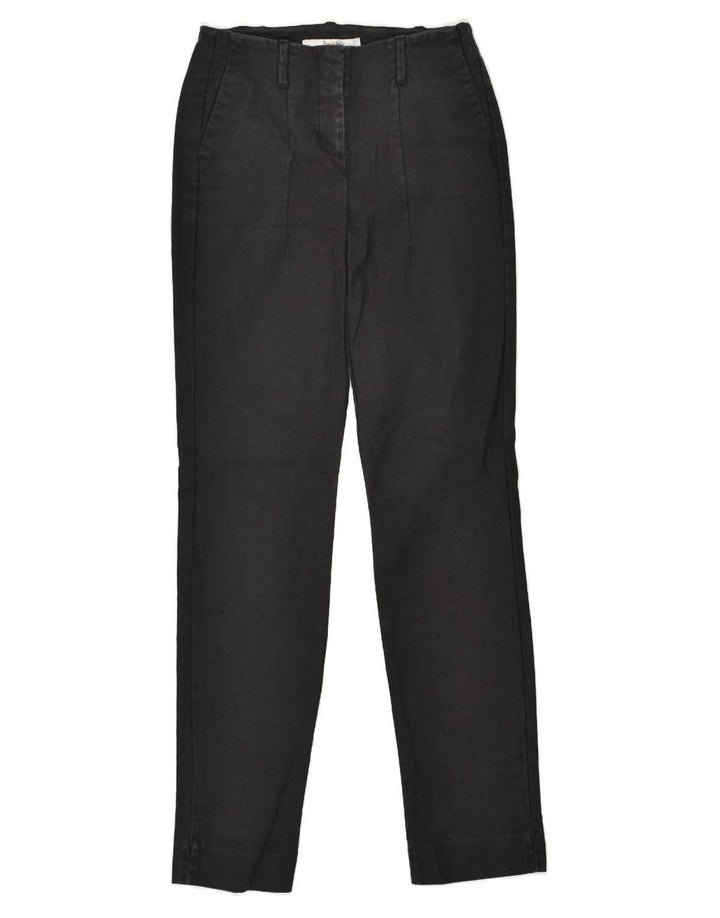 BODEN Womens Slim Chino Trousers UK 6 XS W27 L30  Black Cotton | Vintage Boden | Thrift | Second-Hand Boden | Used Clothing | Messina Hembry 