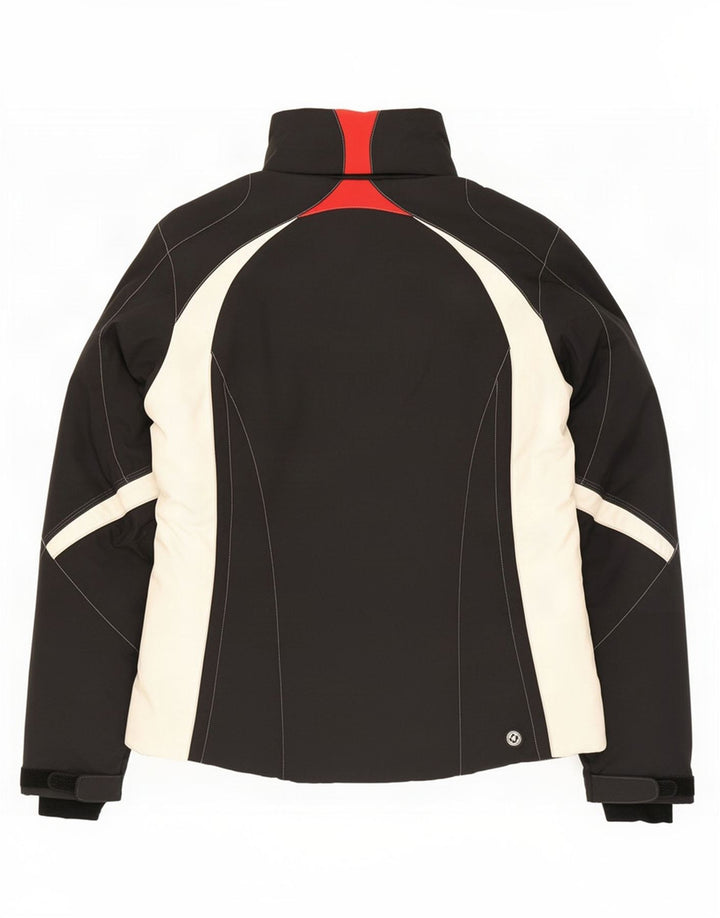 Женская лыжная куртка Colmar IT 48 XL черная из полиамида с цветными блоками