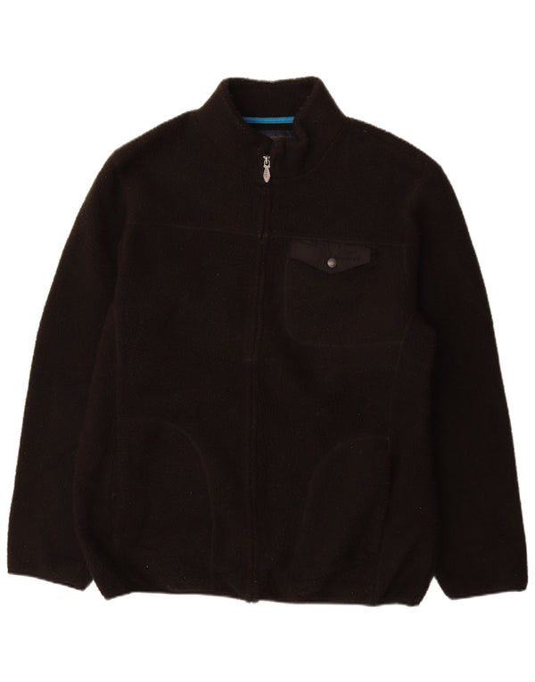 Мужская флисовая куртка WEIRD FISH UK 42 XL, черный полиэстер