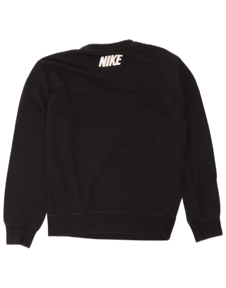 Мужской свитшот с рисунком Nike XS, черный хлопок