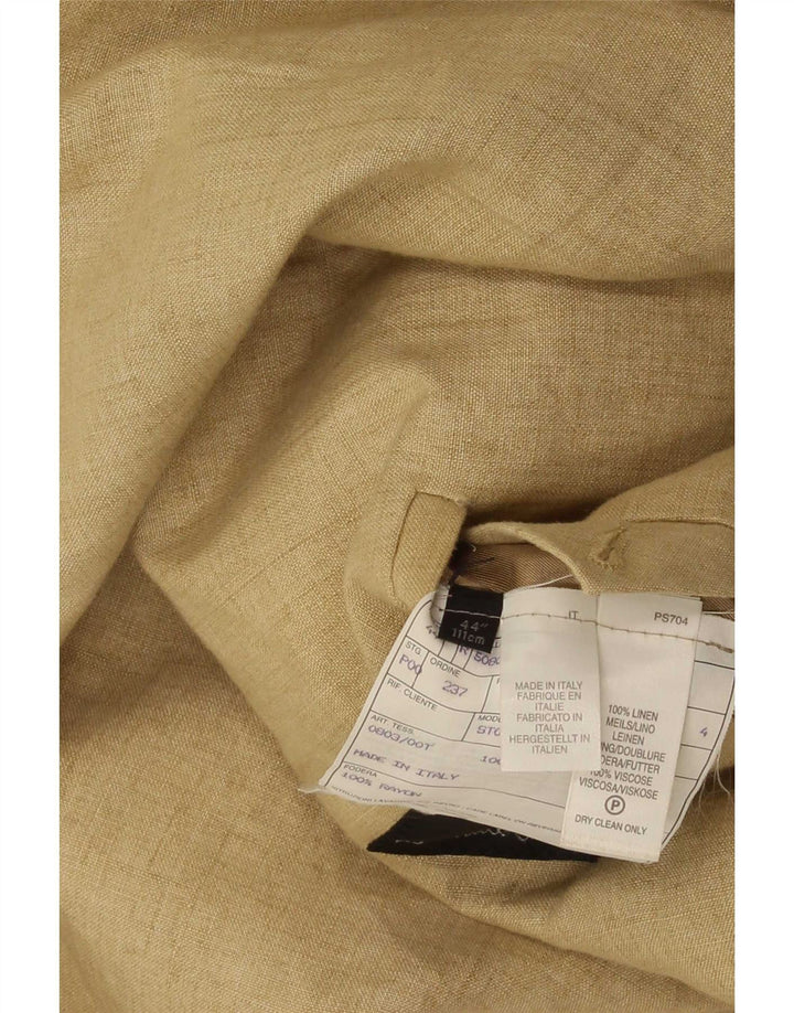 Мужской пиджак Paul Smith с 3 пуговицами UK 44 2XL Бежевый лен