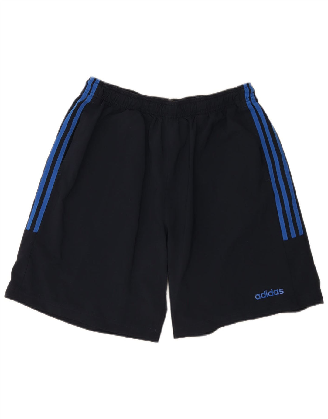 Мужские спортивные шорты Adidas XL темно-синие из полиэстера