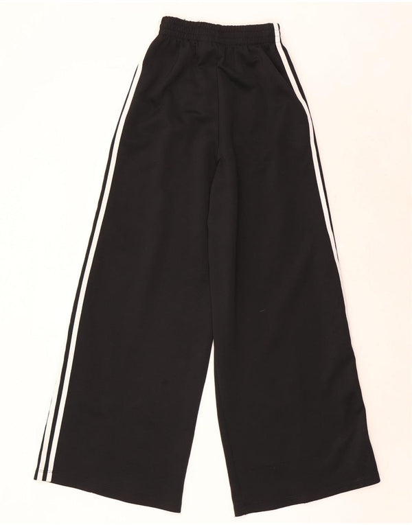Женские широкие спортивные брюки Adidas UK 6 XS, черный полиэстер