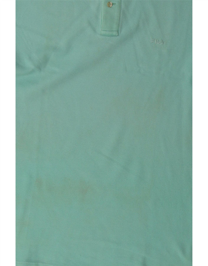 Мужская рубашка-поло FILA IT 56 XL, синяя, хлопок