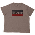 Мужская футболка с рисунком Levi's Top 2XL Серая