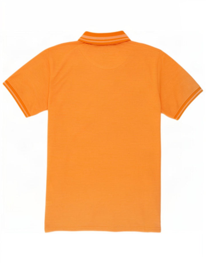 Мужская рубашка-поло Lyle & Scott 2XL оранжевая, хлопок